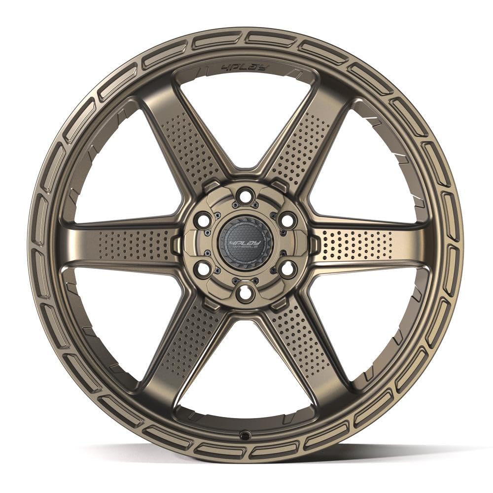 4PLAY Wheels 22 Inch Rim 4PS63 Fits 6x135 & 6x139.7 22x9 Satin Bronze (1)