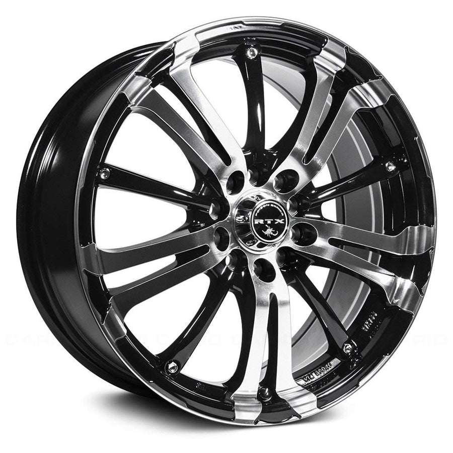 Alloy Wheel/Rim RTX, ARSENIC, New, Black Machined, 17x7, 5x100, 42, 73.1, 413151