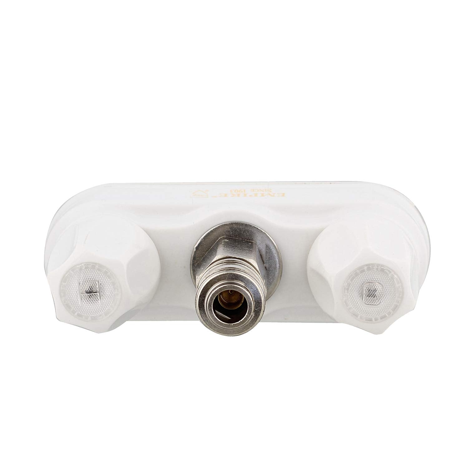 CRD-QDFLX-WHT Empire Faucets 4" Quick Disconnect Valve with Metal Quick Connecter - White