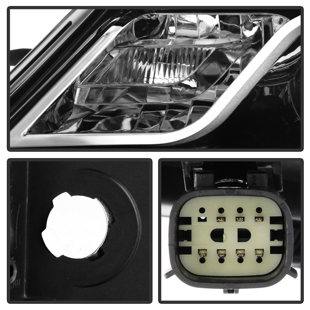 Chevy Impala 2014-2020 Spyder (OE) Driver Side Headlight - Low Beam-9005(Not Included) ; High Beam-9005(Not Included) ; Signal-7444NA(Not Included) - OE Set
