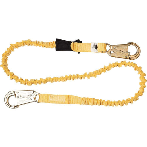 C351100 Werner 6-Foot Softcoil Single Leg Lanyard (Energy Absorbing Inner Core, Snap Hook), 1per Pack