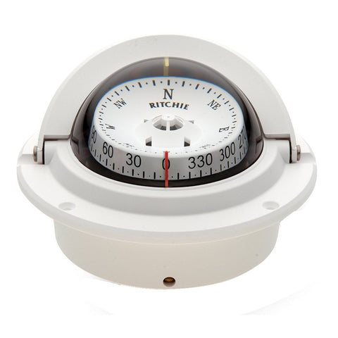 Flush Mount Compass, 3 Combi, White