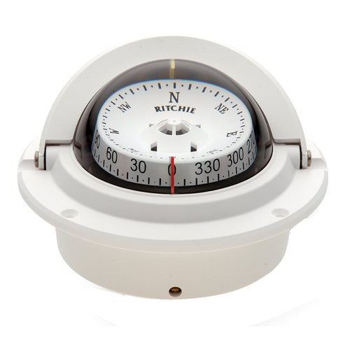 Flush Mount Compass, 3 Combi, White