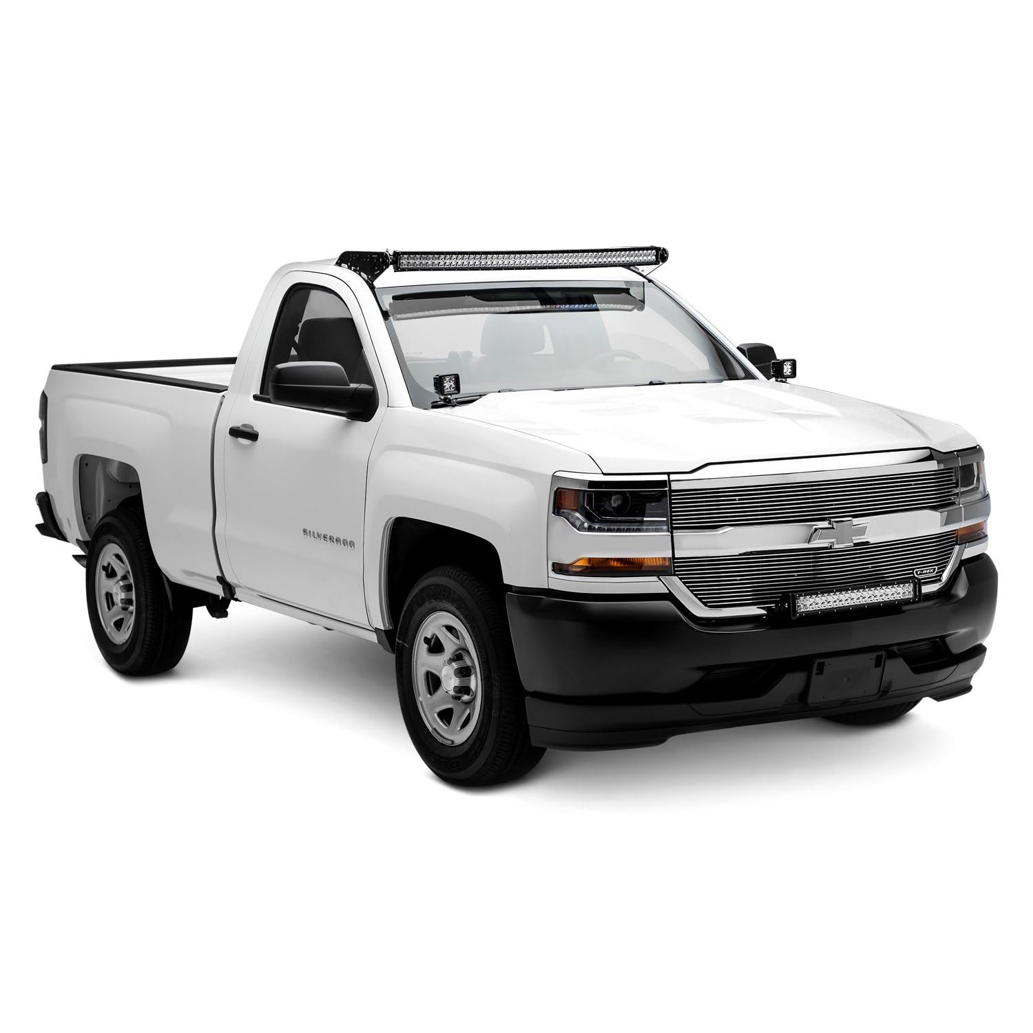 ZROADZ Black Z321221-KIT Front Bumper LED Light Bar KIT 2015-2016 CHEVROLET SILVERADO 2500/3500