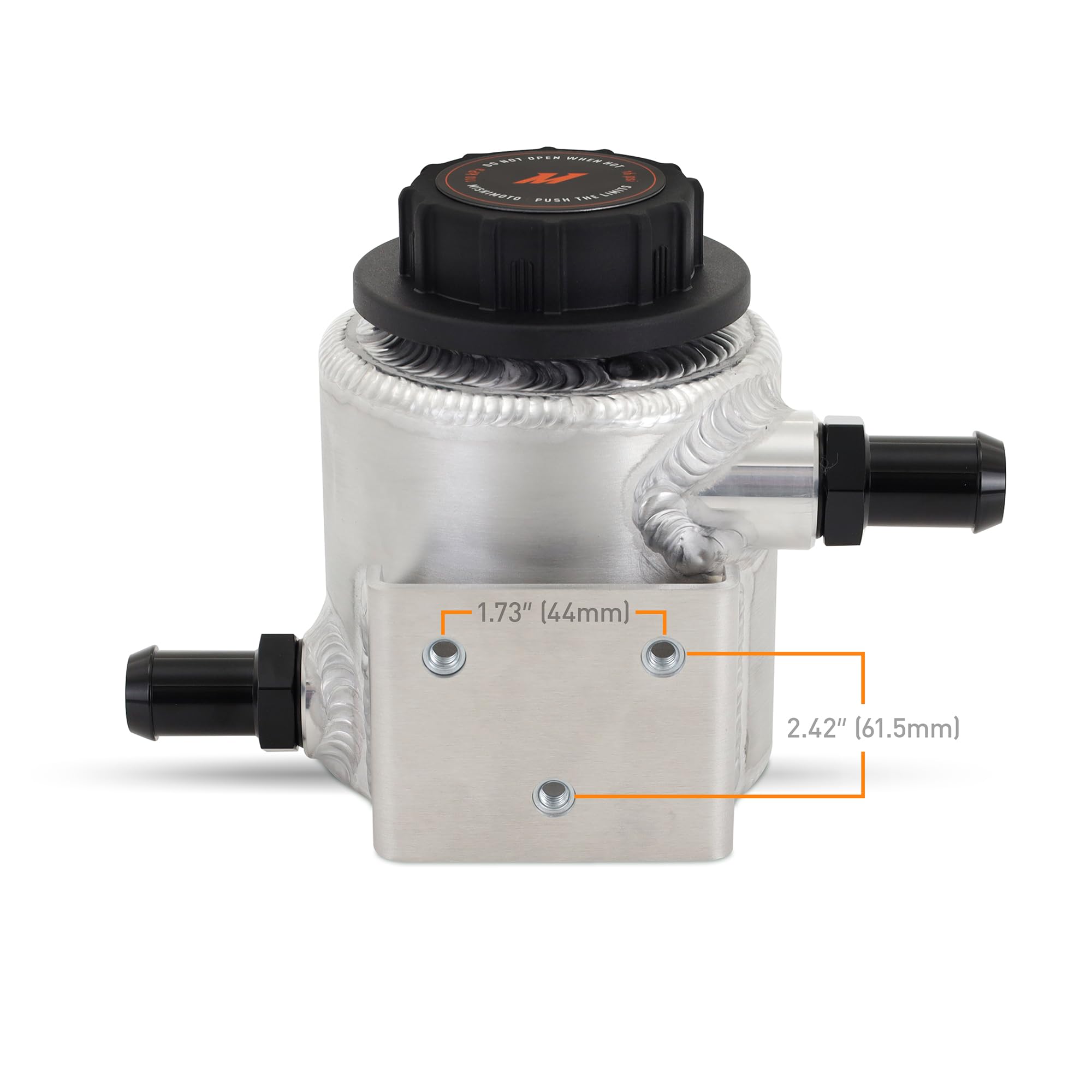 Aluminum Mishimoto Coolant Expansion Tank, Universal Fit, Brushed