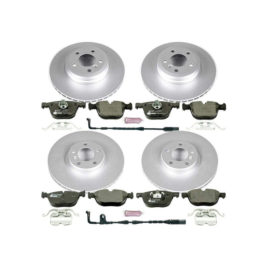 Power Stop ESK6060 Euro-Stop Brake Kit Front and Rear For BMW X5 2007-2010, BMW X6 2008