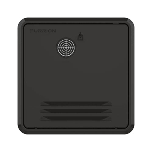 Black 16.1" x 16.1" Retrofit Door for Tankless RV Water Heating System FWH09EA-BL-AM