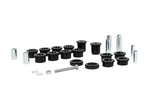 Whiteline W56423 Control Arm Bushing Kit Front Suspension Compatible with 07-14 Wrangler
