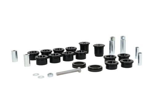 Whiteline W56423 Control Arm Bushing Kit Front Suspension Compatible with 07-14 Wrangler