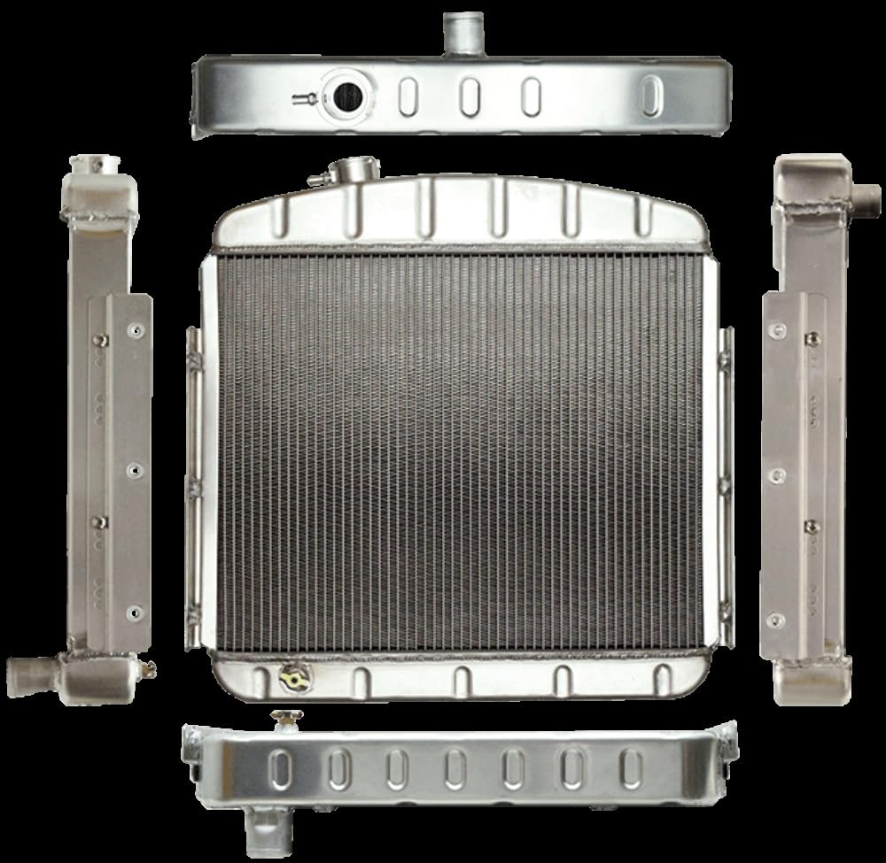 ALUMINUM RADIATOR 1955-57 CHEVROLET BEL AIR WITH V6 & V8 ENGINES