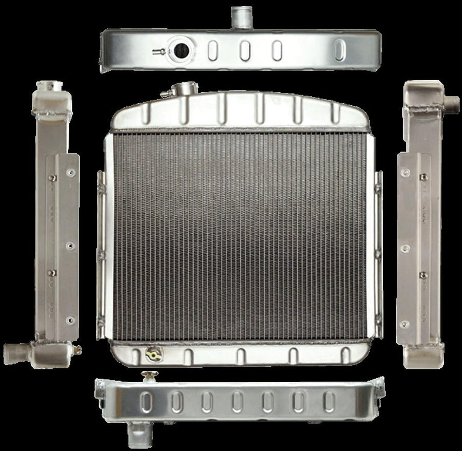 ALUMINUM RADIATOR 1955-57 CHEVROLET BEL AIR WITH V6 & V8 ENGINES