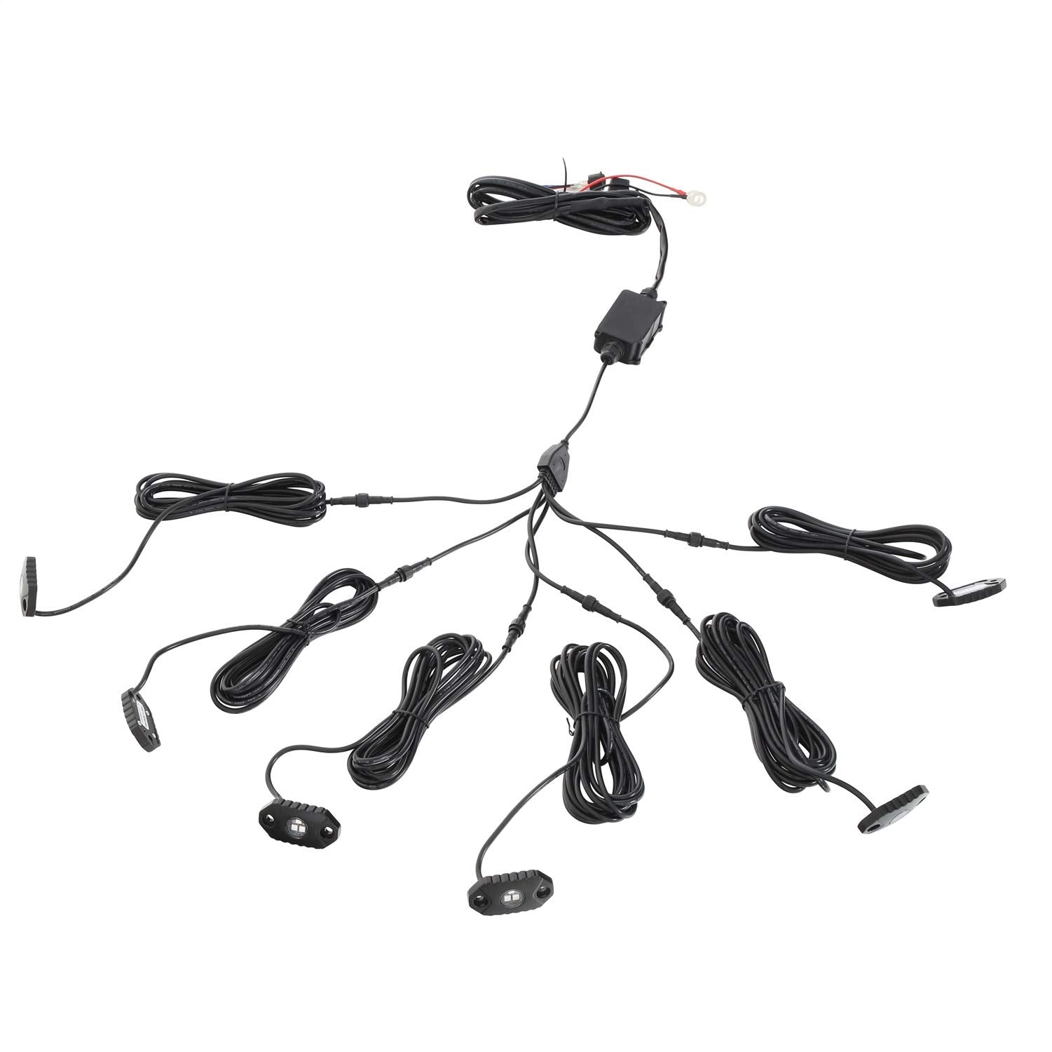 Pro Comp 76501RGB Suspension LED Rock Light Kit [3] 3W Cree LEDs Cast Aluminum Housing Bluetooth Controlled IP68 Certification LED Rock Light Kit