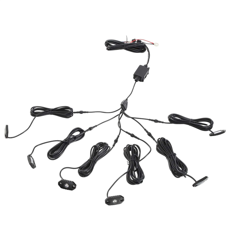 Pro Comp 76501RGB Suspension LED Rock Light Kit [3] 3W Cree LEDs Cast Aluminum Housing Bluetooth Controlled IP68 Certification LED Rock Light Kit