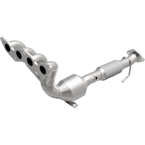 MagnaFlow Catalytic Converter Manifold OEM Grade Federal/EPA Compliant 52443 - Stainless Steel 2.25in Main Piping, 33.3in Overall Length, Pre-Converter O2 Sensor - Escape OEM Replacement