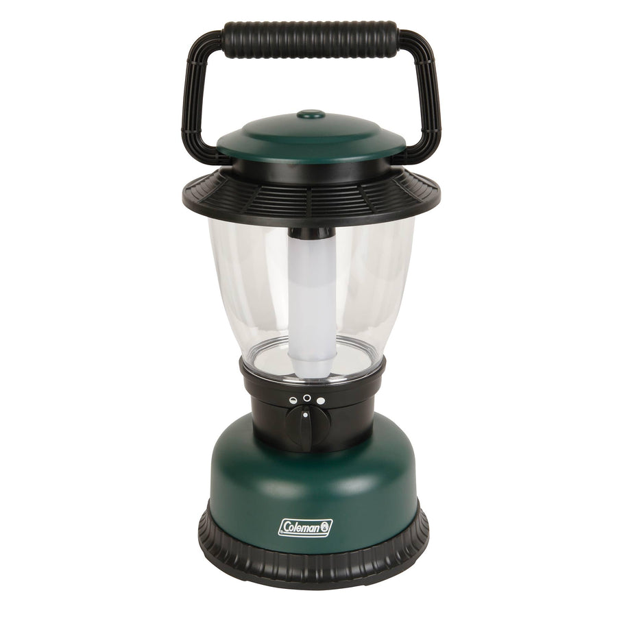 Coleman Classic XL CPX 6 Compatible 700 Lumens IPX4 Waterproof LED Lantern with 2 Modes, Textured Tube, and Large Bail Handle, Rugged Green