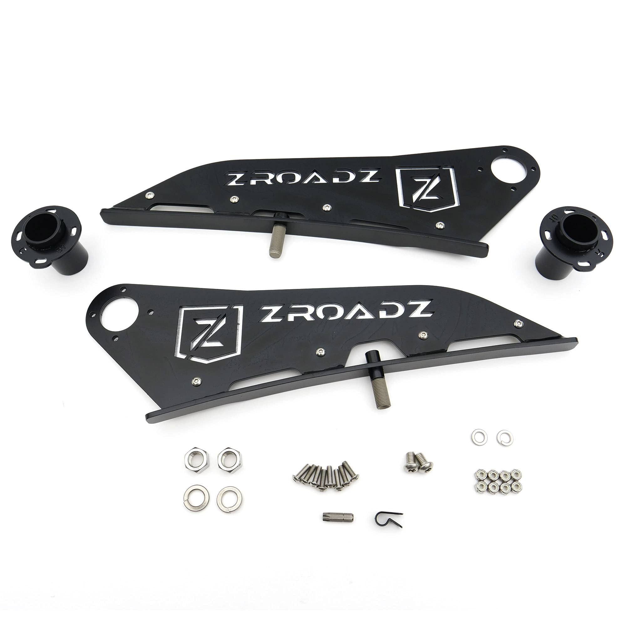 ZROADZ LED Front Roof Mounting Bracket - Compatible w/ 2005-2022 Toyota Tacoma - to Mount (1) 40 Inch ZROADZ or similar style Curved Light Bar (Not Included) - PN #Z339401