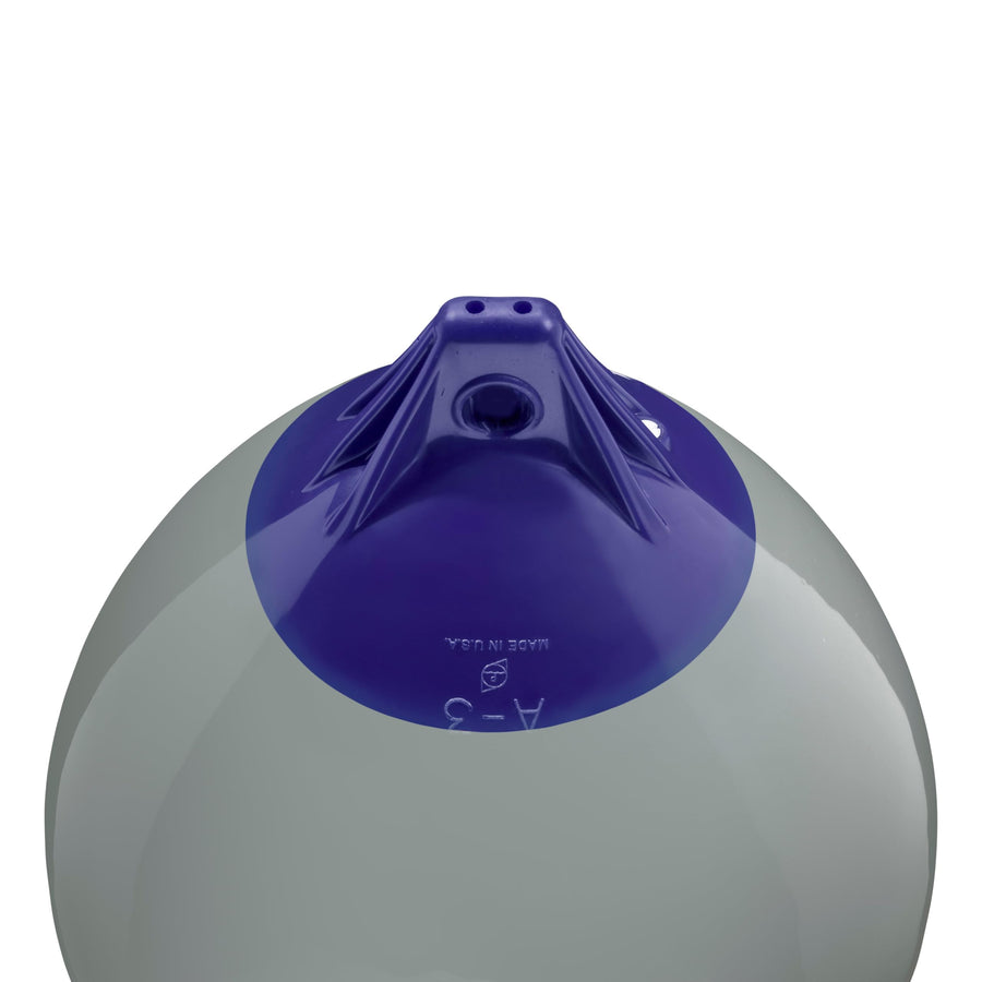 A-3 Standard Blue Ropehold Polyform Buoy - Grey