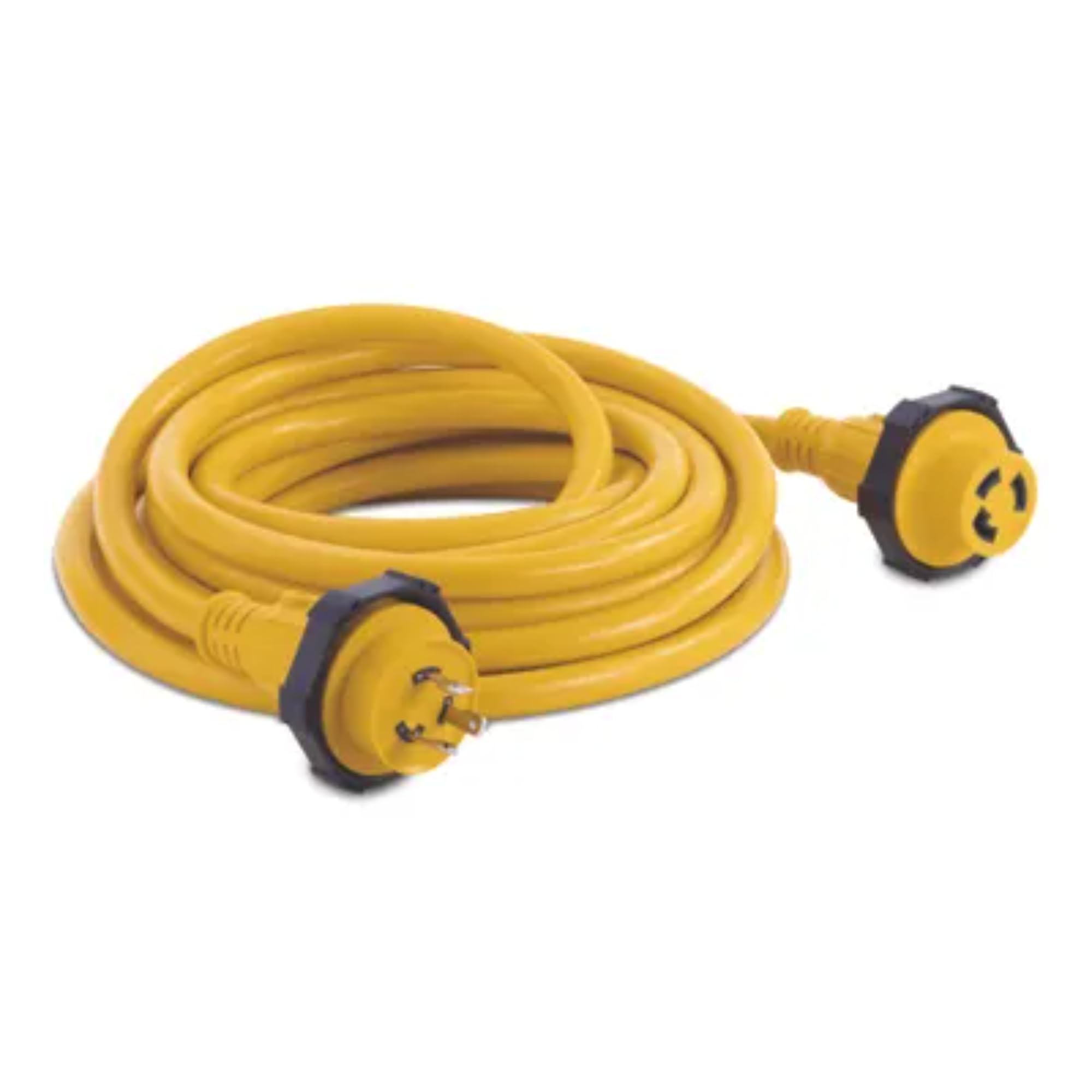 Sierra Marine Shore Power Reliable Cordset AC12350 - Corrosion-Resistant NMEA Connectors, 30 Amp RV Extension Cord - Watertight Nylon Sleeve, LED Indicator, UV-Resistant - 25ft