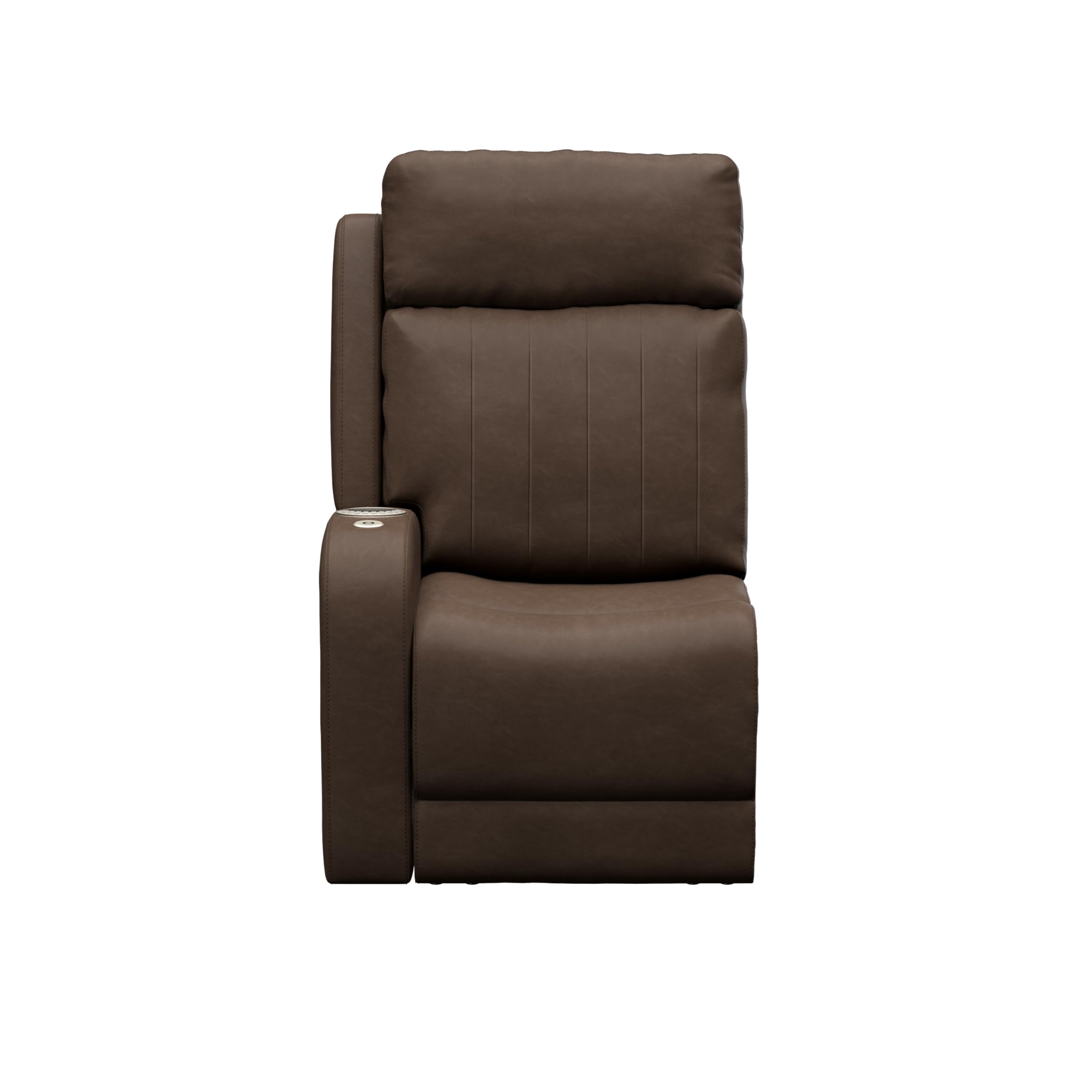 THOMAS PAYNE Seismic Series Signature Satula RV Theater Seating Right Arm Recliner with Power Adjustable Lumbar, Headrest, Reclining, Heating, Massage, Integrated Cupholder Controls - 2024044192