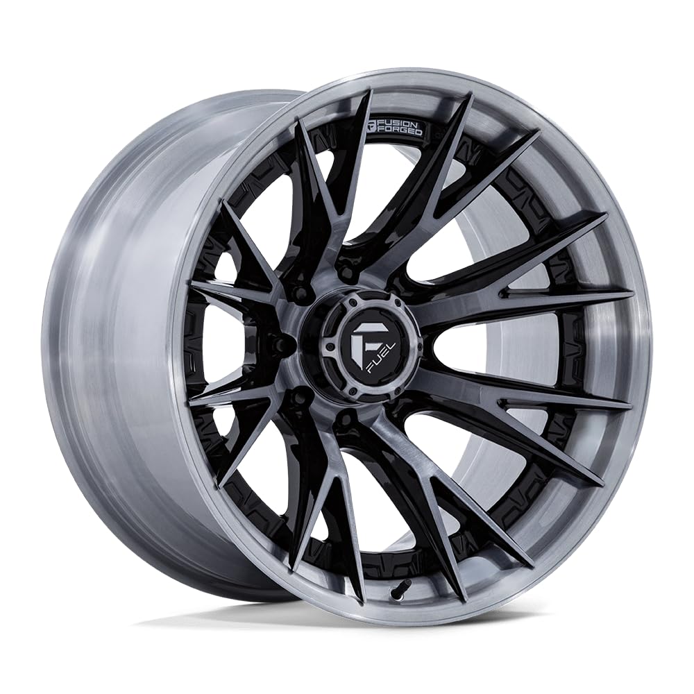 FUEL OFF-ROAD FC402 20X9 CATALYST 8X170 5.04 1mm GLOSS BLACK WITH BRUSHED GRAY TINT FACE & LIP - FC402BT20908701