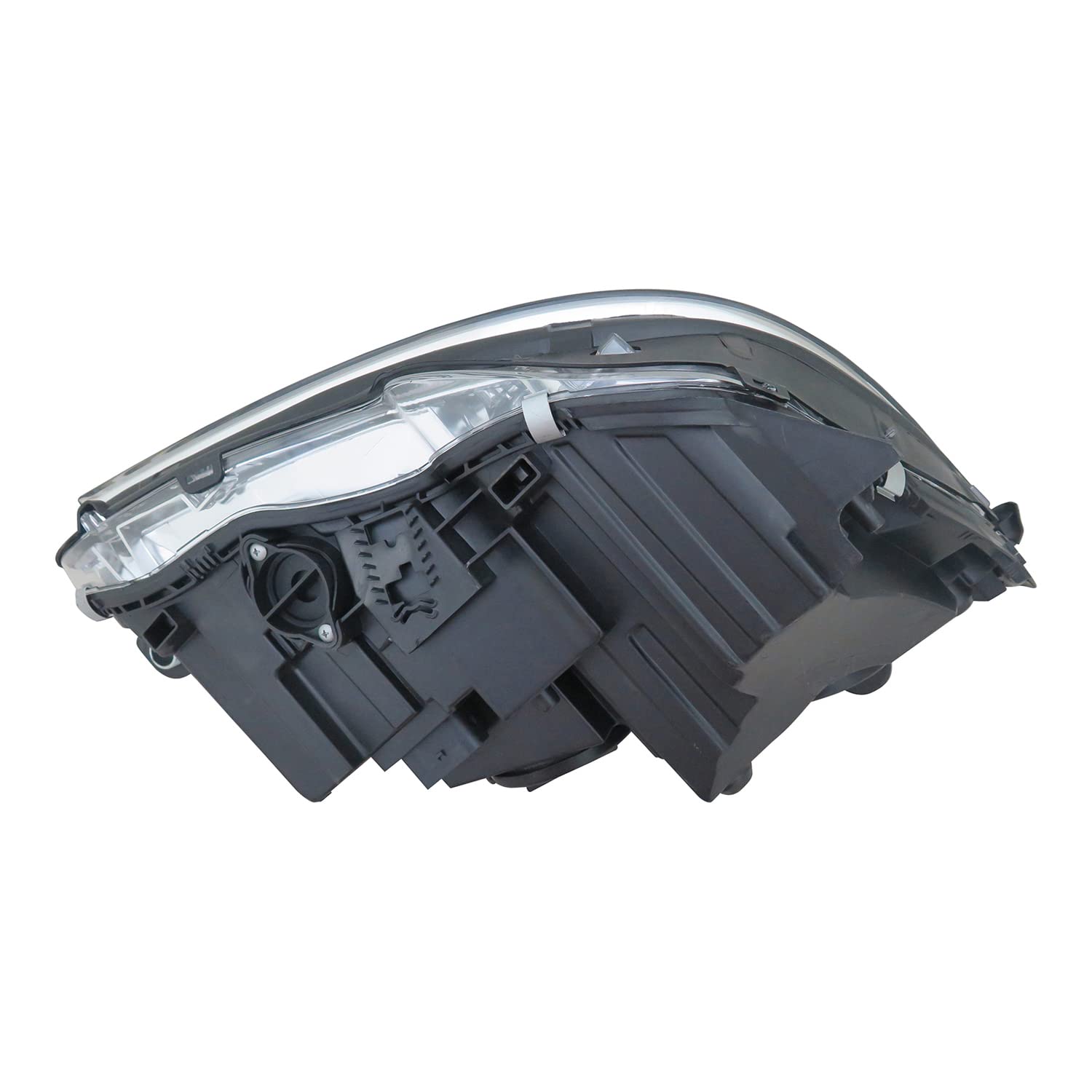 Left TYC Headlight Assembly Compatible with 2012-2014 Mercedes Benz C-Class