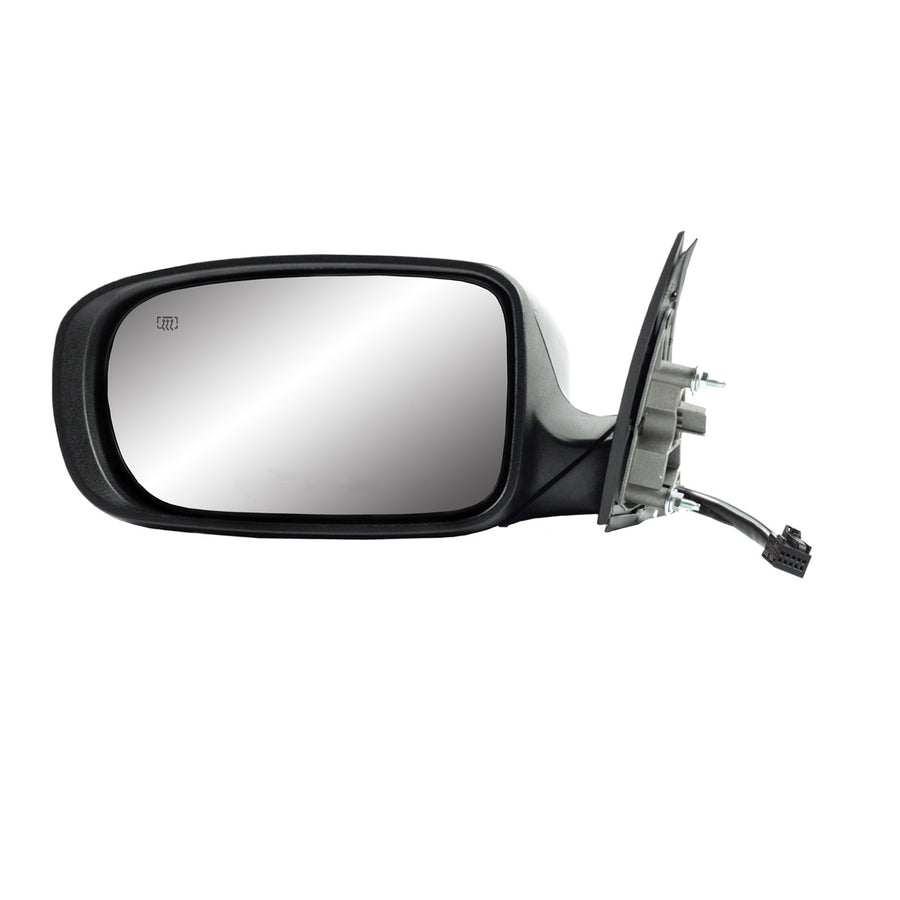 Driver Side Fit Mirror for Dodge Charger, Code GTF/XR, Textured Black w/PTM Cover, Foldaway, w/o Memory, Power