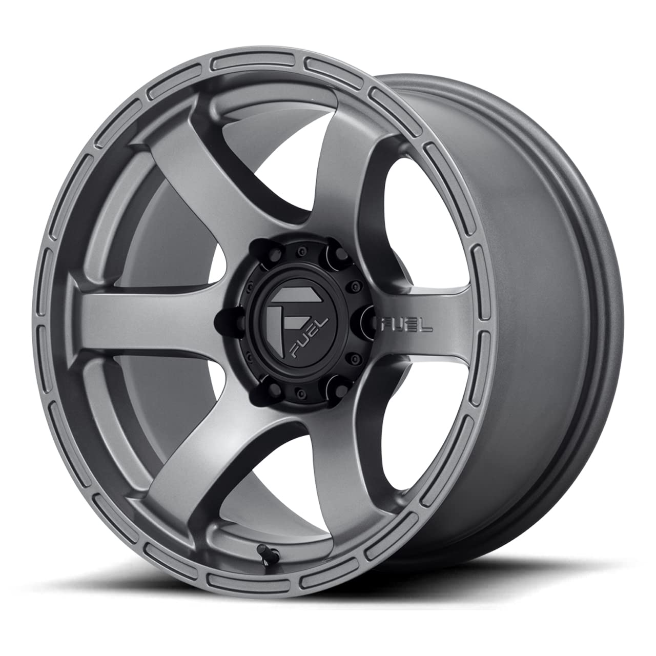 D767 RUSH FUEL OFF-ROAD 18X9, 5X5.0, 4.53, -12mm MATTE GUN METAL - D76718907545