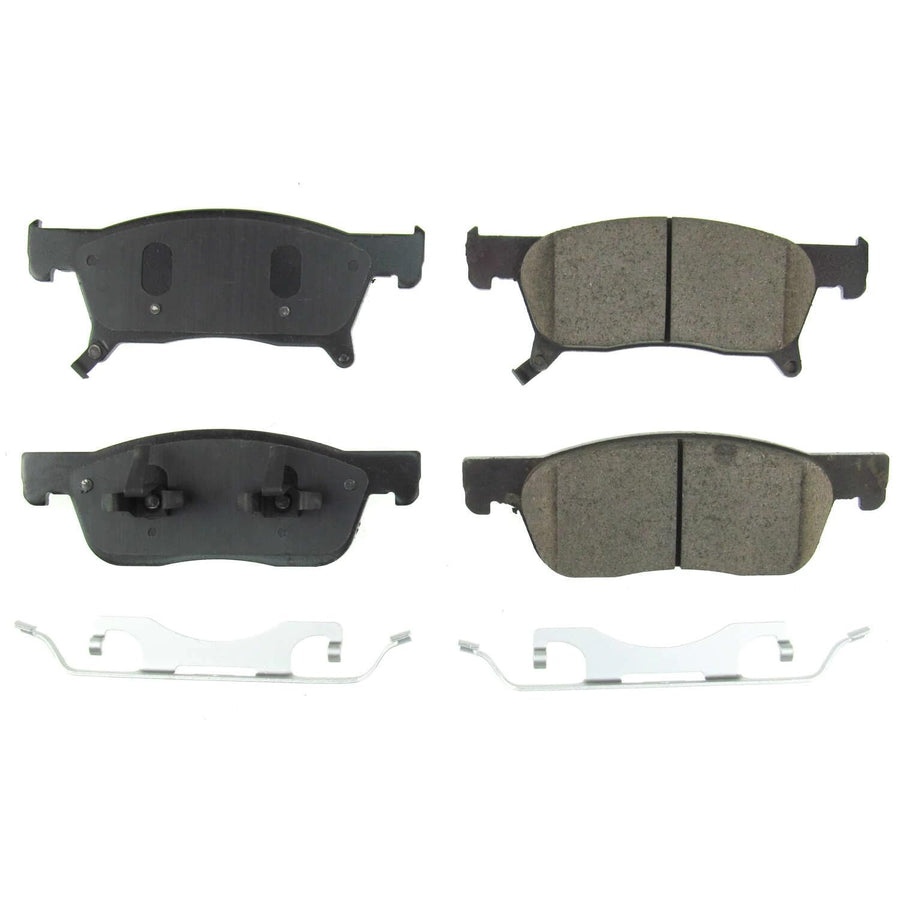 Front Brake Kit Power Stop For Subaru Ascent 2019-24 - Ceramic Brake Pads With Installation Hardware, 17-2170