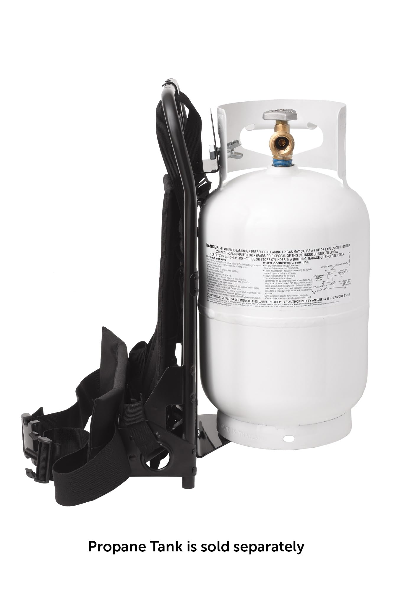 Flame King Alice Frame Propane Tank Backpack Carrier for 10LB Cylinder and Weed Torch