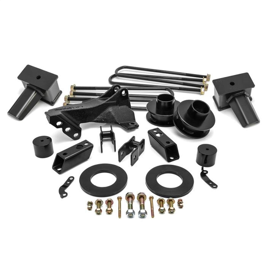 2.5'' ReadyLift SST Lift Kit with 4'' Rear Tapered Blocks for 1 Piece Drive Shaft without Shocks