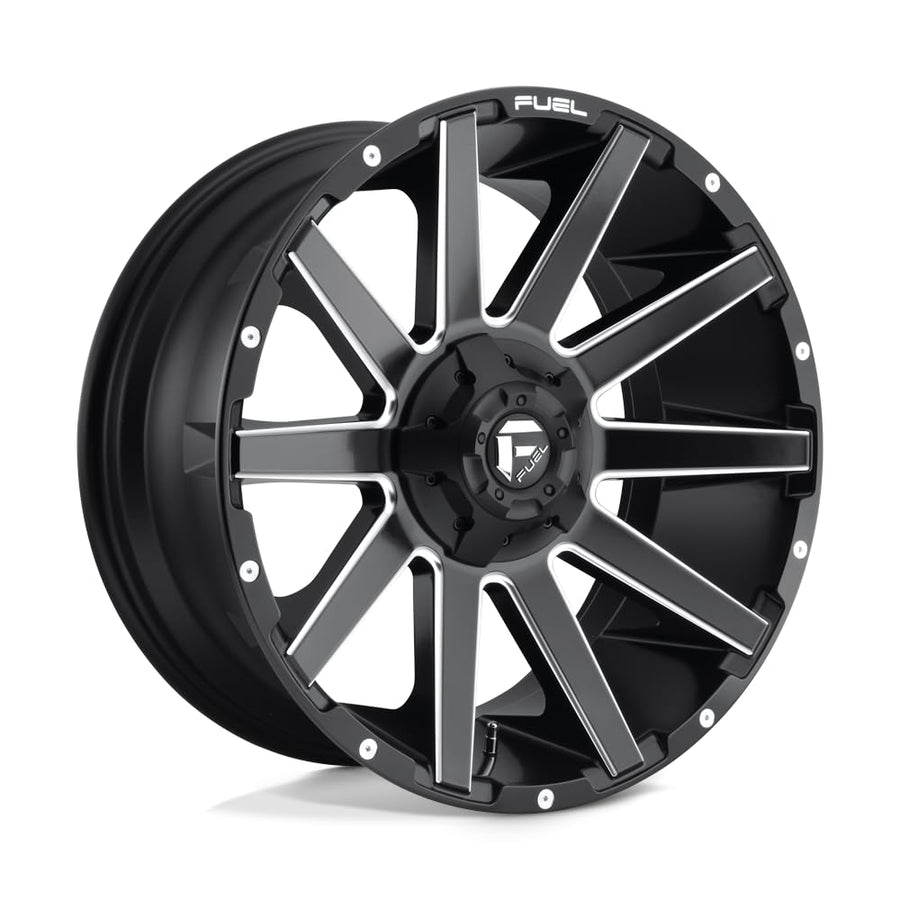 1PC Fuel D616 20X9 6X135/5.5 MT-BLK-MIL 1MM - D61620909850