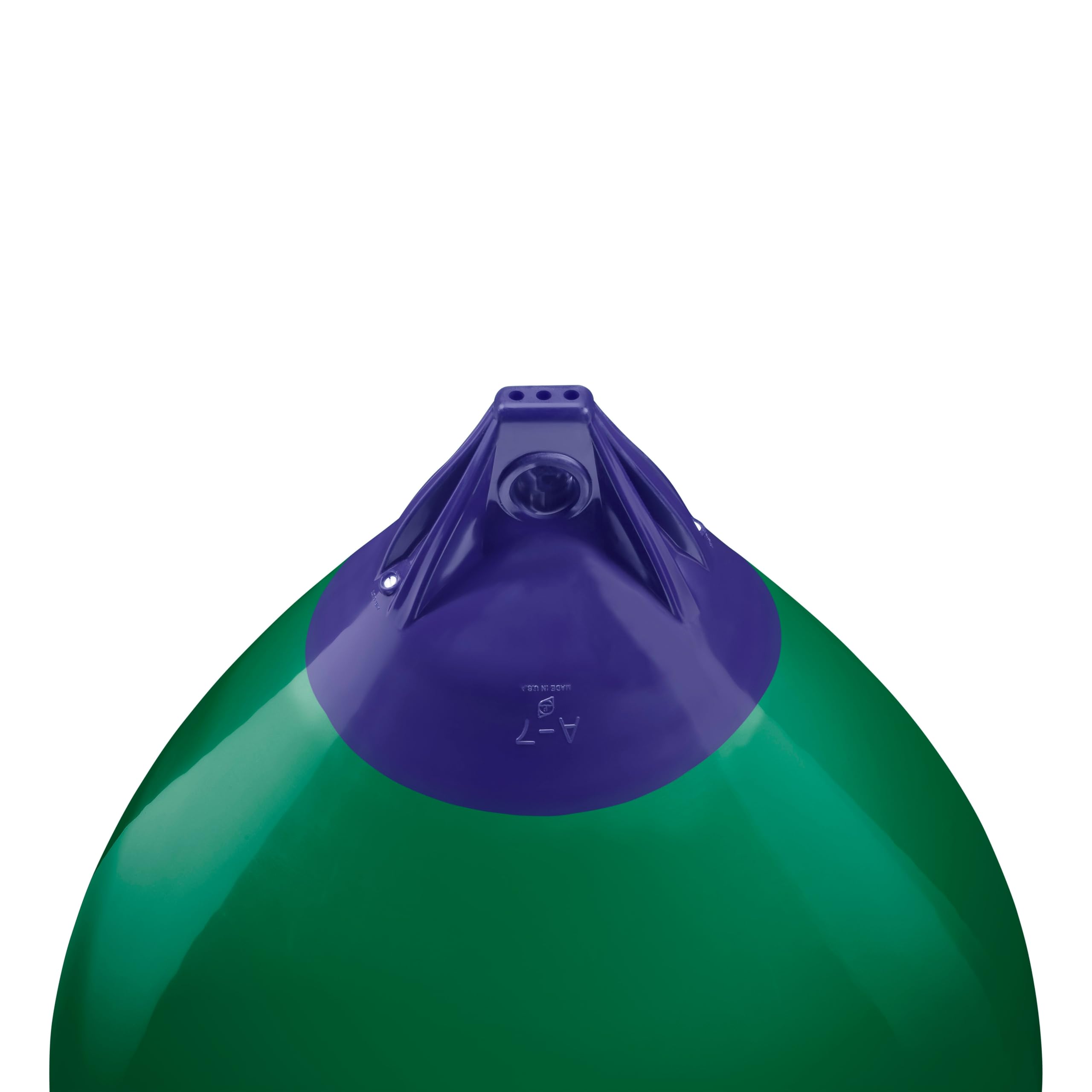 A-7 Standard Blue Ropehold Polyform Buoy - Forest Green