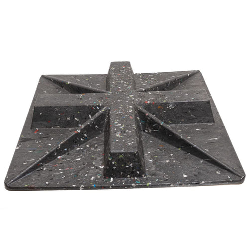 Pipe Support Base-Only 18"x18" - Mount for Duct, Frame, Piping, Strut, H-Frame and Other Rooftop Support Systems - Protects Roof Membrane - UV-Resistant