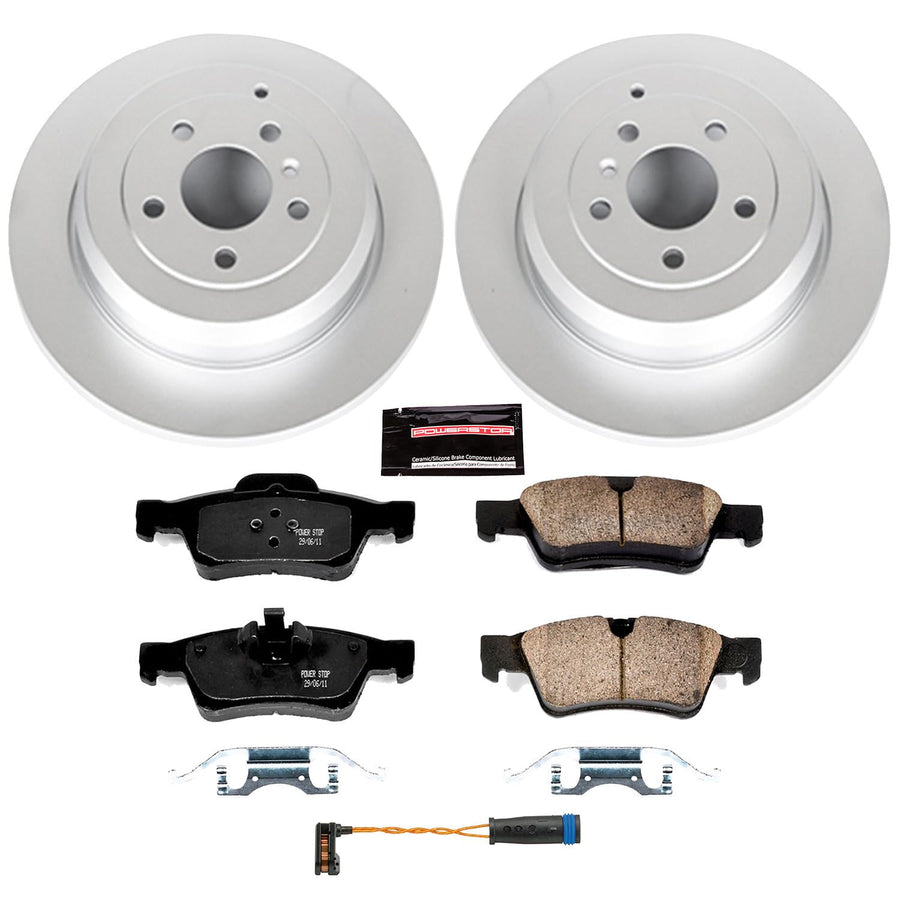 Power Stop Z23 CRK6712 Brake Kit Geomet Coated For Mercedes ML320, ML350, ML450, ML500, R320, R350, R500 [Model Specific]