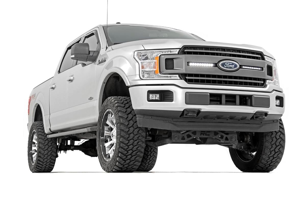 10" Rough Country Black Series Slimline CREE LED Light Bars | Pair - 70410ABL