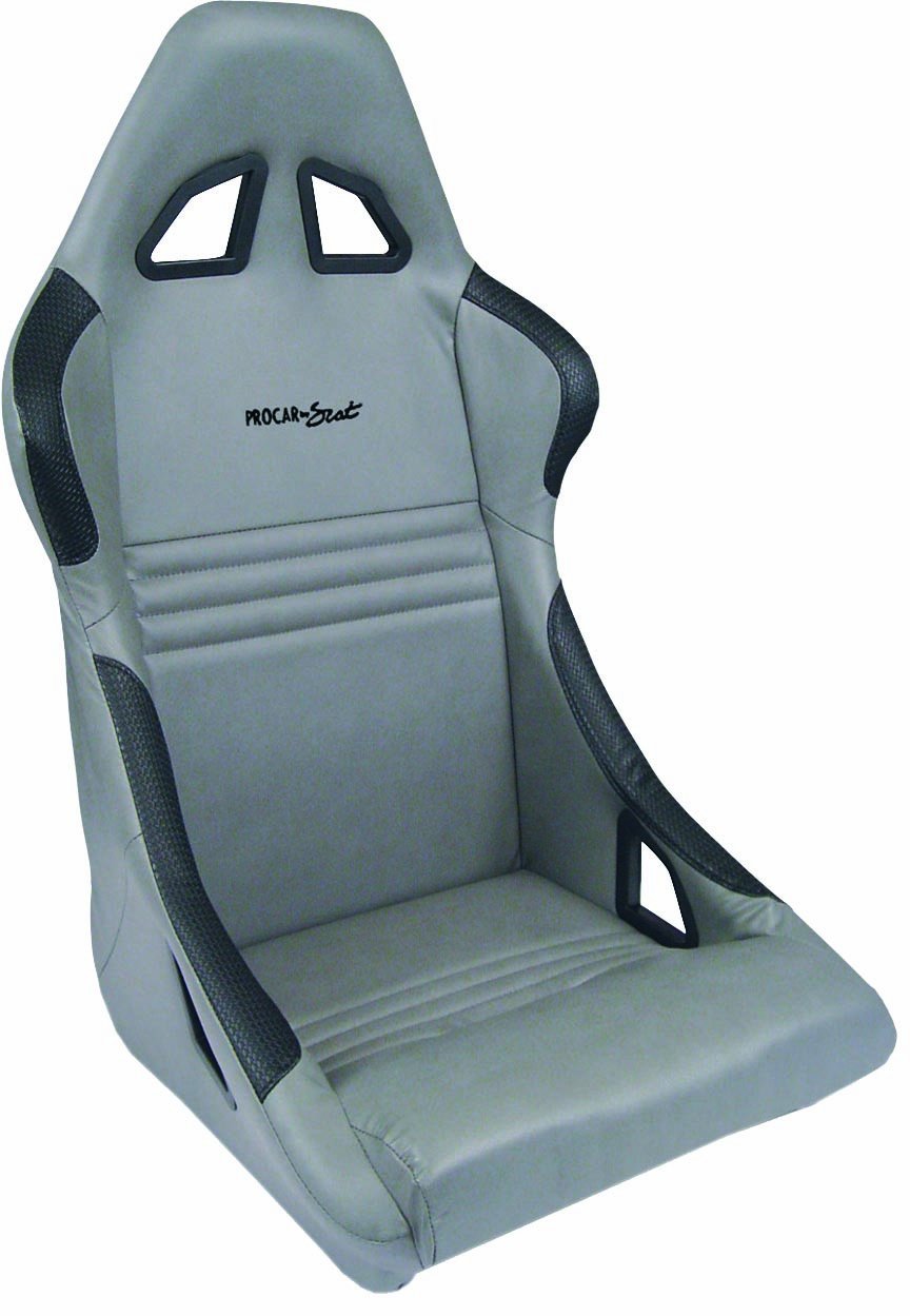 Gray Vinyl Racing Xtreme Fixed Back ProCar by Scat 80-1700-52R Common Seat