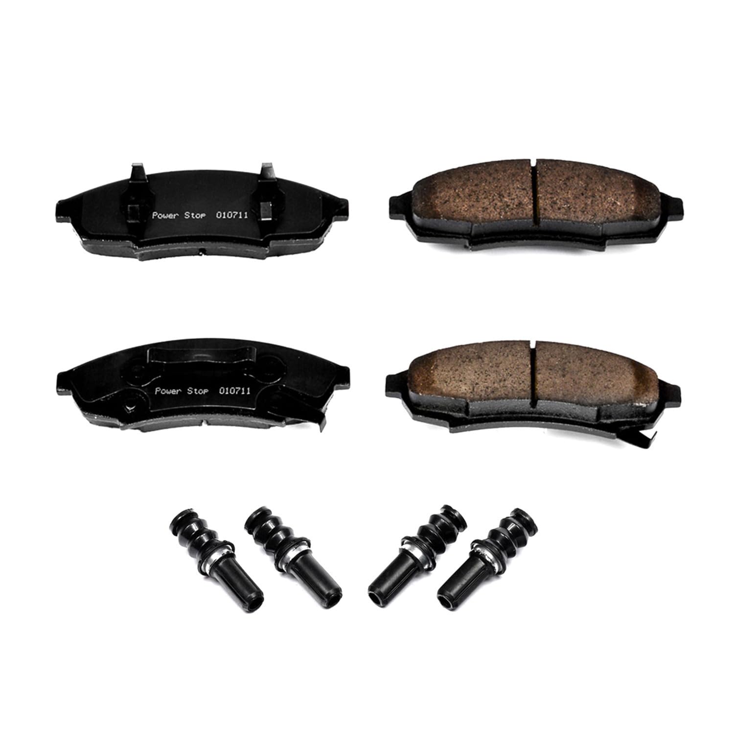 Power Stop Brake Kit Front For Buick Regal 1988-96 |Chevrolet Lumina 1990-01 |Monte Carlo 1995-99 |Oldsmobile Cutlass 1997 - Ceramic Brake Pads With Installation Hardware, 17-376