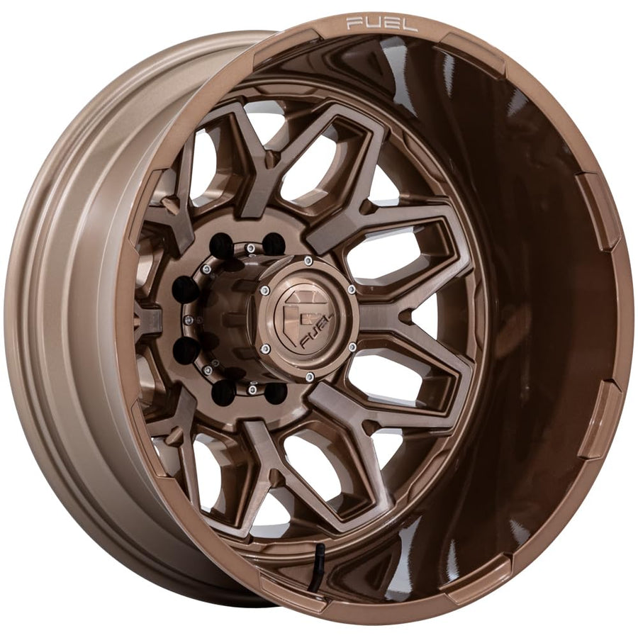 FLUX FUEL OFF-ROAD DUALLY 20X8.25 8X6.5-5.06 -246mm PLATINUM BRONZE - D87620827245