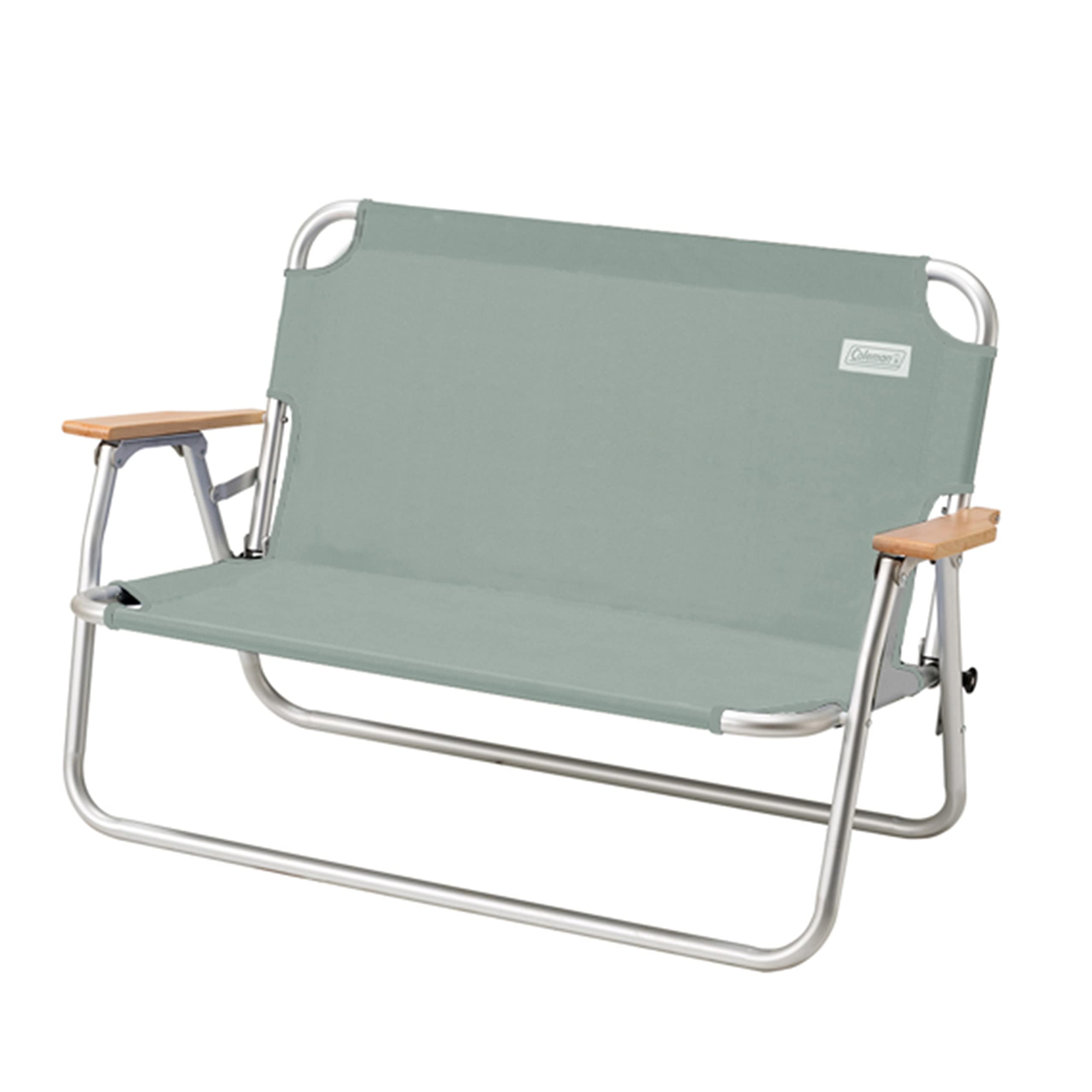 Coleman Premium Living Collection Outdoor Bench, Lightweight Folding Bench Seats 2 People, Supports up to 450lbs, Great for Patio, Yard, Deck, Campsite, Tailgate, & More