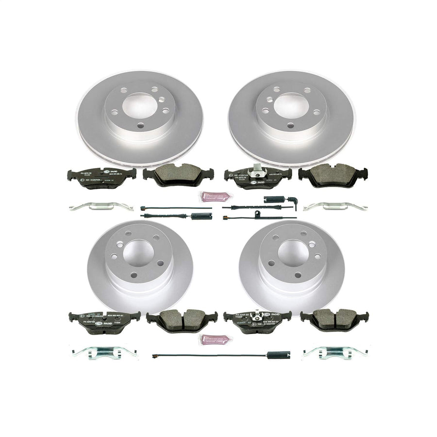 Power Stop ESK500 Euro-Stop Front & Rear Brake Kit For BMW Z3 1997-2002 [Model Specific]