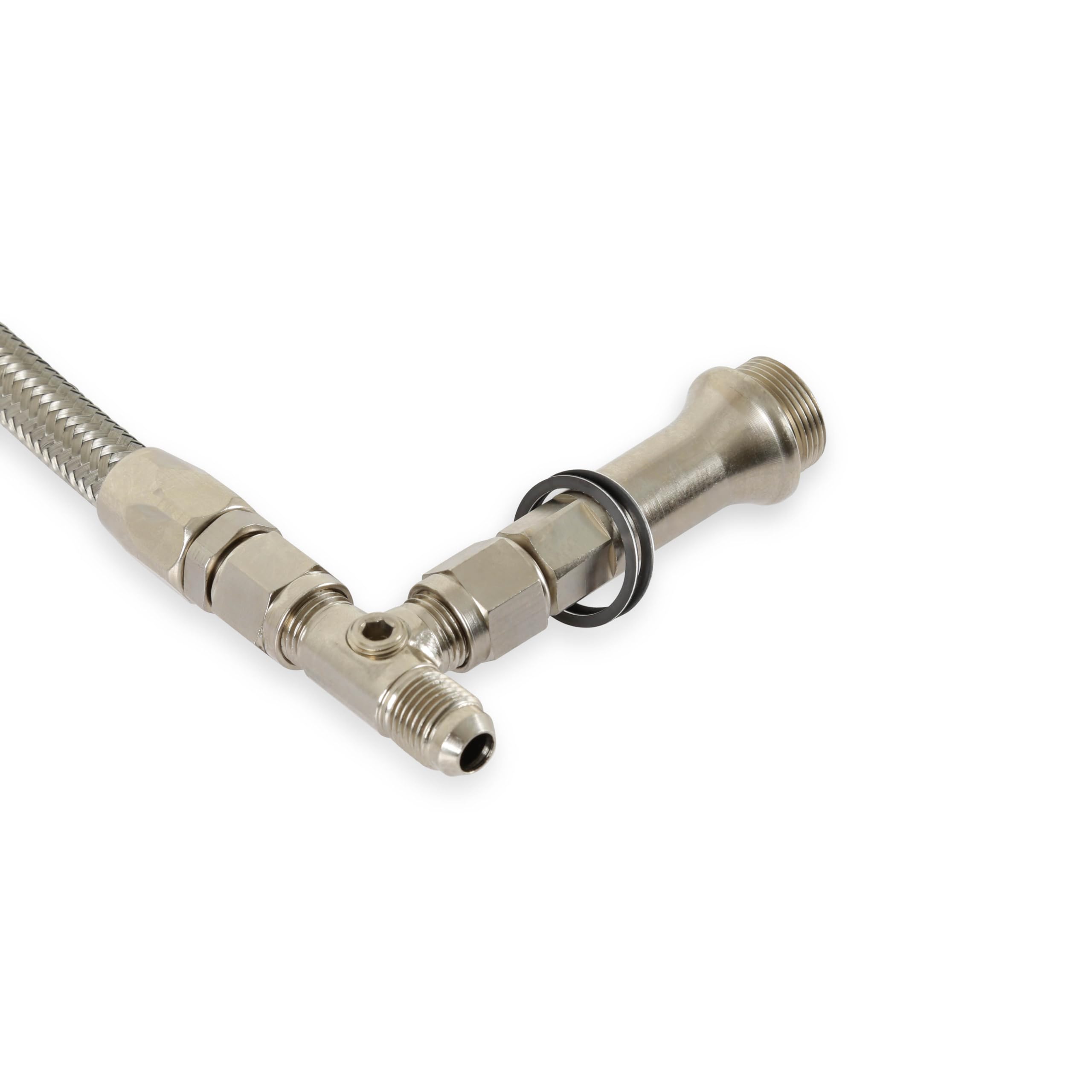 34-6000SSQFT Quick Fuel SS Fuel Line #6AN Silver