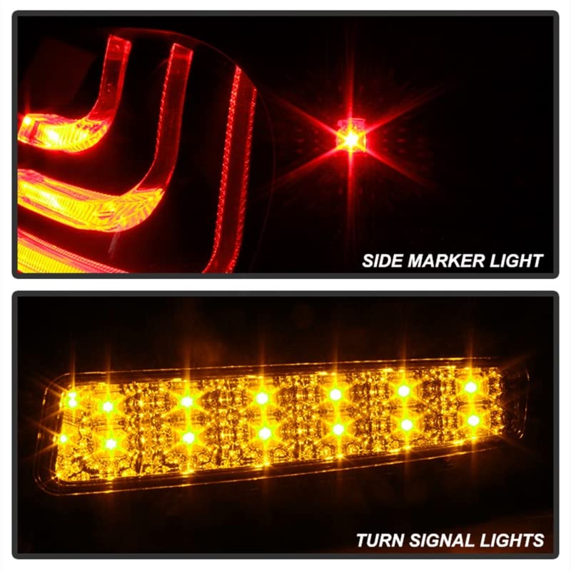 Lexus GS 350 07-11 Spyder 5082596 LED Tail Lights - Black