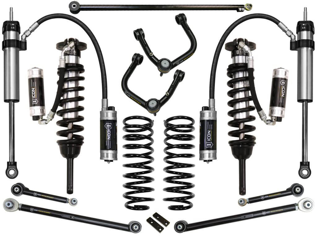 0-3.5" Lift Stage 7 Suspension System, ICON Tubular UCA, Compatible with 03-09 4Runner/FJ Cruiser, K53057T