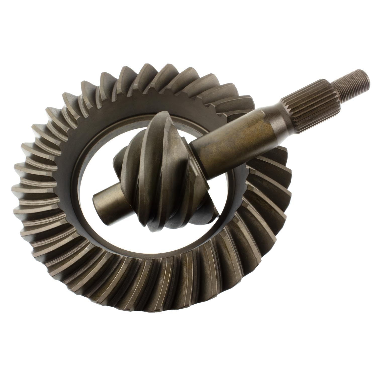 Differential Ring & Pinion Motive Gear F9-486, For Ford 9", Gear Ratio 4.86, 10-Bolt, 28 Spline, 7 Pinion & 34 Ring Tooth –Fits Ford Bronco/F-100/F-150/Econoline, Replaces Yukon 24110,Nitro F9-486-NG
