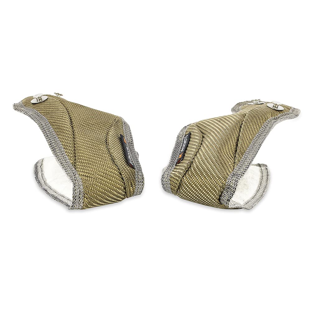 Mishimoto Titanium Turbo Blanket MMTB-F35T-17, Compatible With Ford Raptor 3.5L EcoBoost 2017+