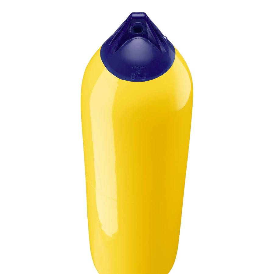 F-8 Standard Polyform Boat Fender Blue Ropehold - Yellow