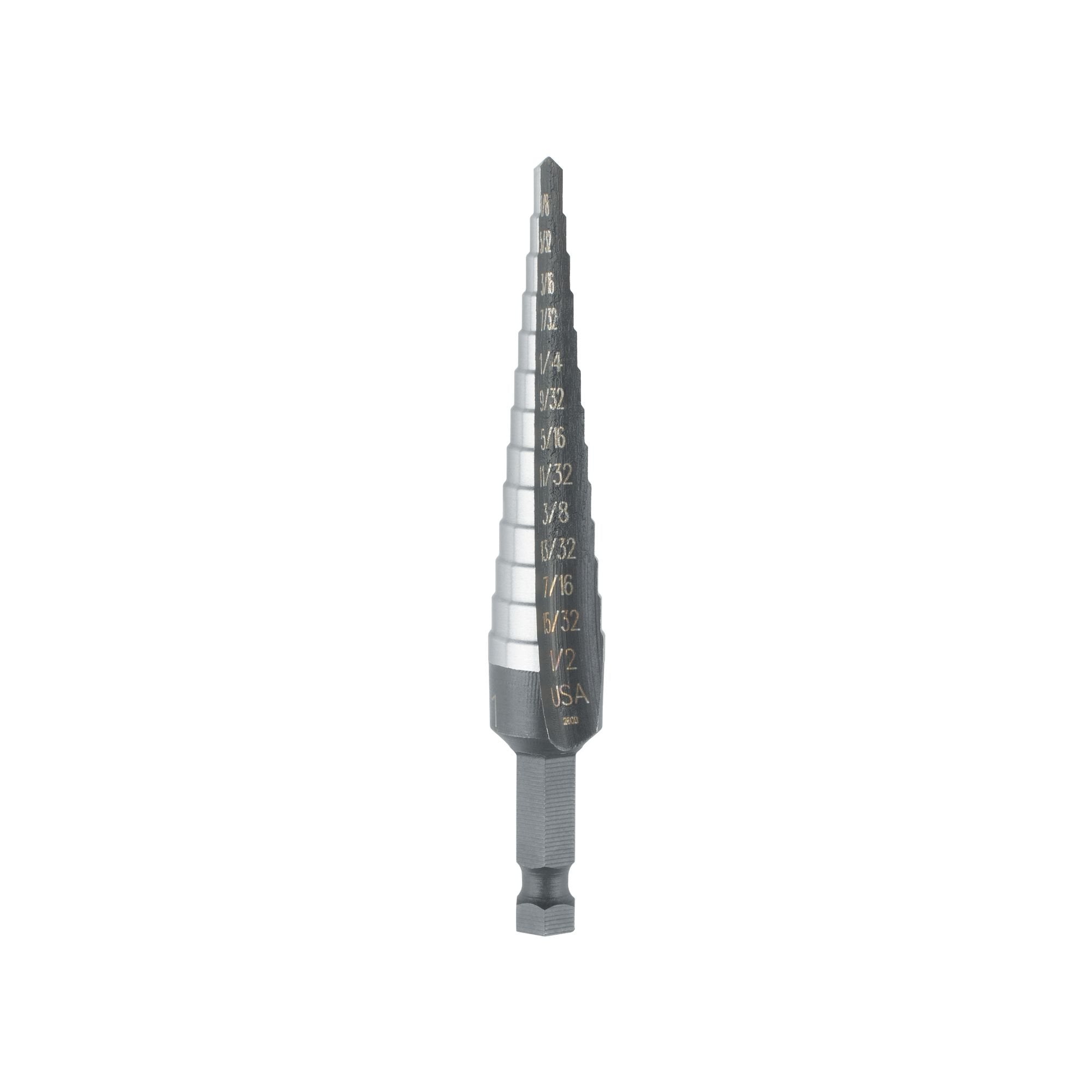 Irwin Tools Step Drill Bit Set IRWIN, General Purpose, 4-Piece (10225)