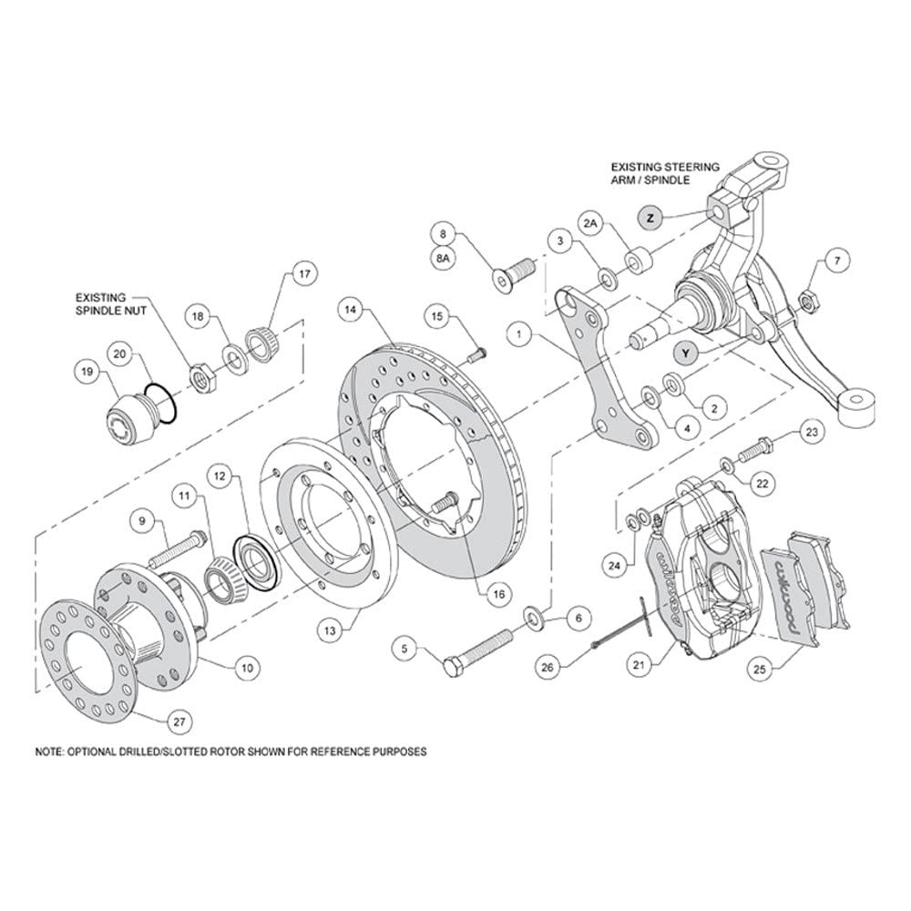 Red FDLI Front Kit,11.00"