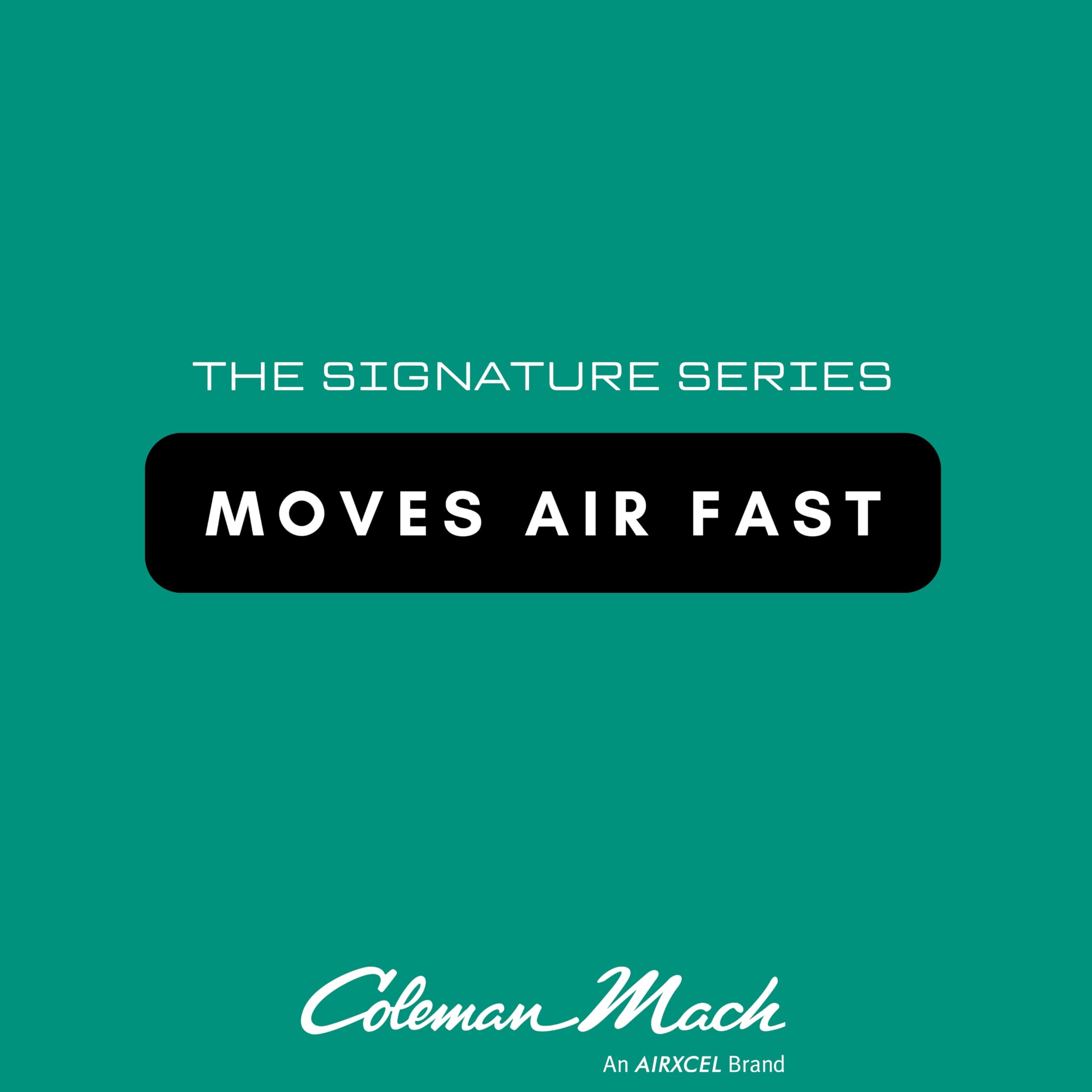 Signature Series Coleman-Mach 3 13.5K BTU RV Air Conditioner, Medium Profile, Textured White Shroud