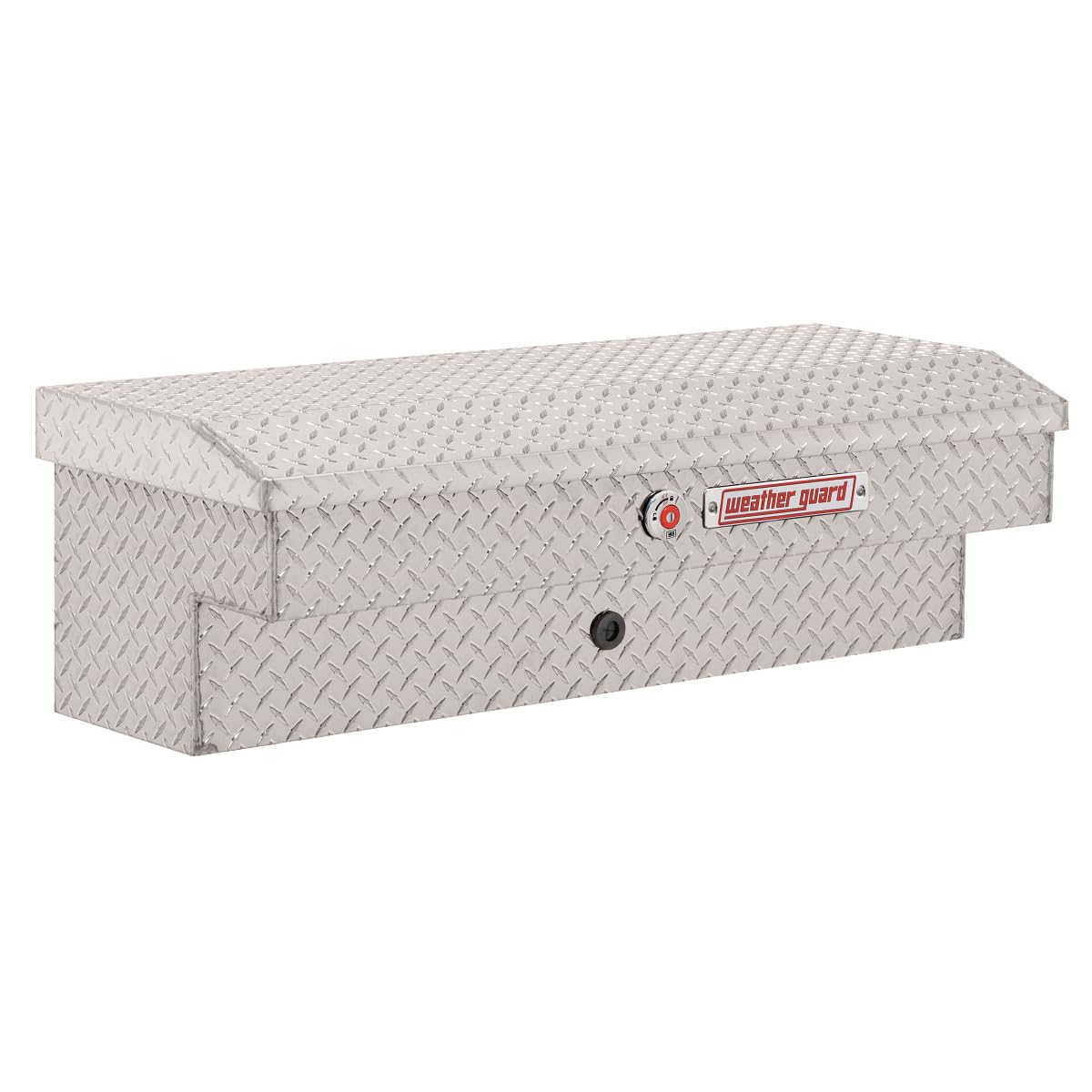 Weather Guard 41in Model 184-0-04 Lo-Side Truck Box, Aluminum, Clear, 3.0 cu ft capacity